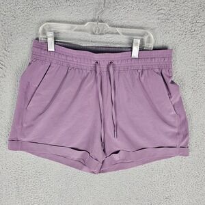 Lululemon Shorts Womens 8 Purple Spring Break Away Cuffed Drawstring Pocket